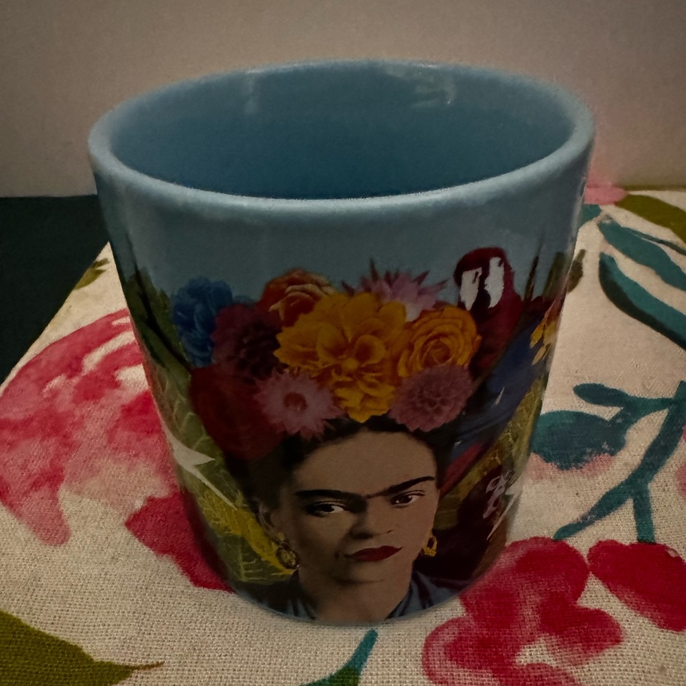 Unemployed Philosopher’s Frida Kahlo Coffee Mug “Frida Dreams” With Monkeys - Picture 2 of 7